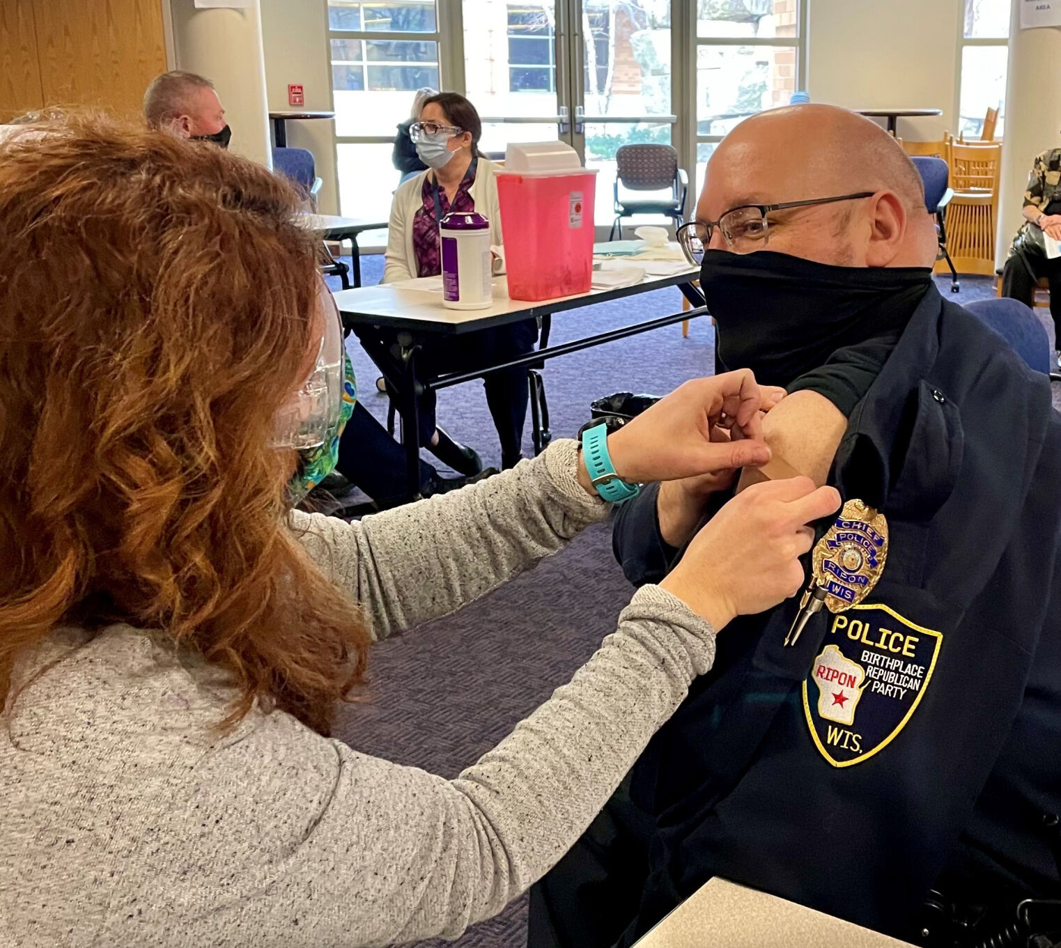 Ripon area emergency personnel begin receiving the COVID-19 vaccine